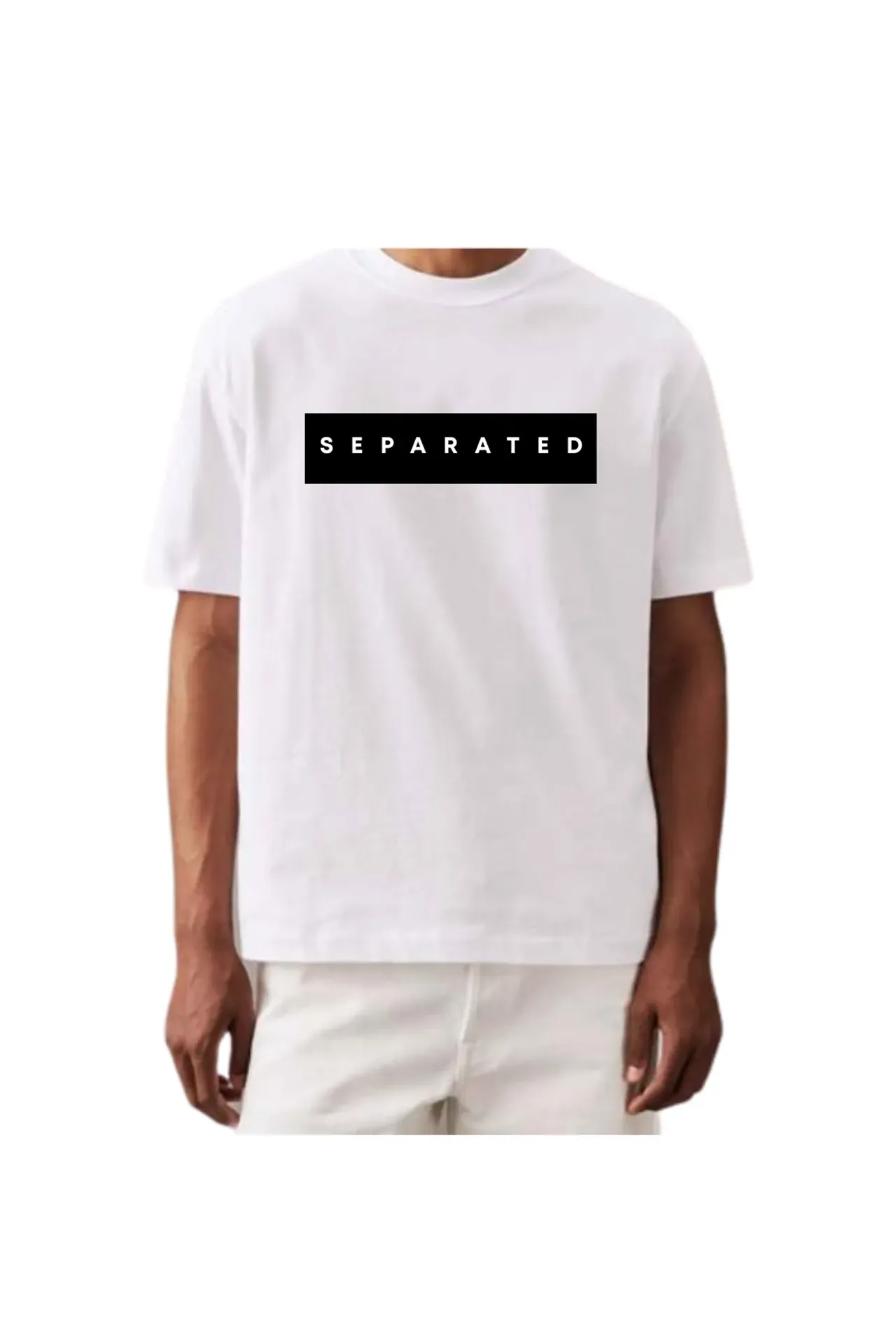 HAGIAZO - I am Seperated Unto to God Tshirt - White - Unisex (X-Small)