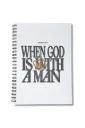 When God Is With a Man – Genesis 39:2 Soft Cover Notebook (White)