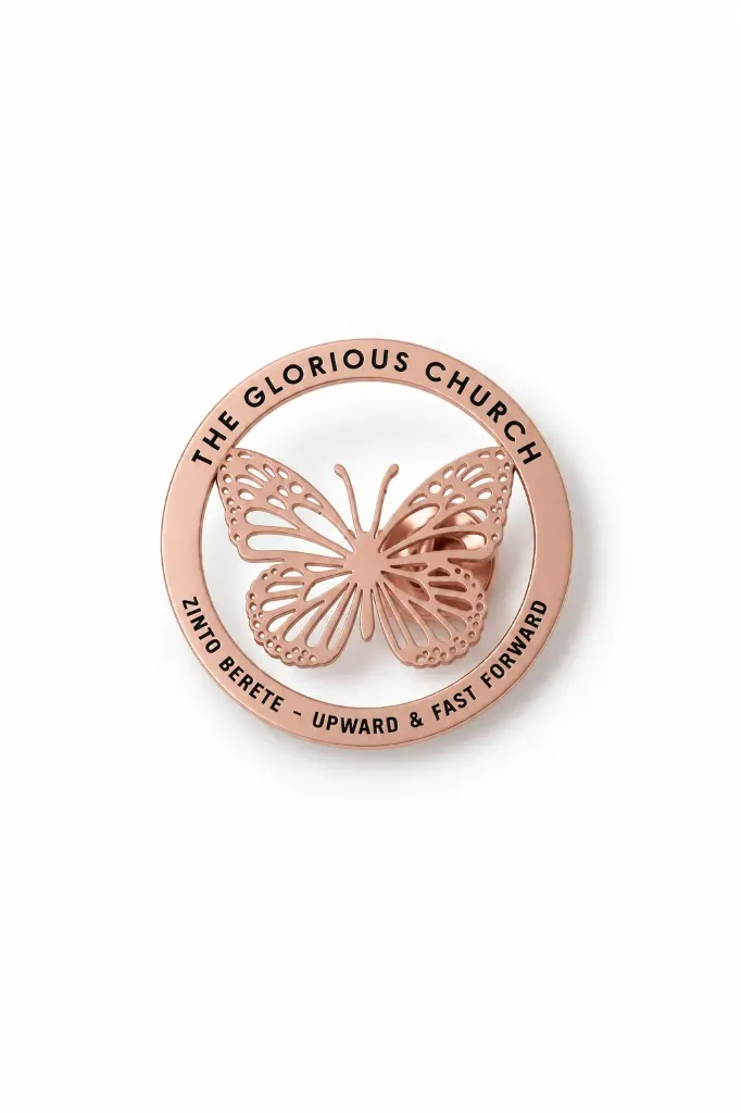 [URTGCLPRGPUSL001] TGC - Zinto Berete 18k Rose Gold Plated Lapel Pin