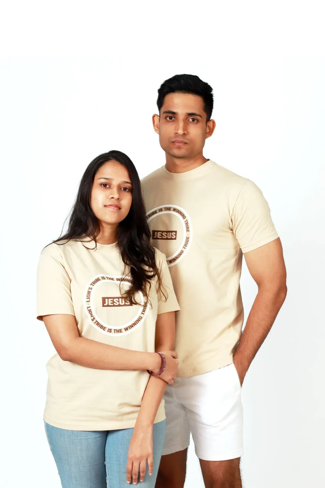 Lion's Tribe is the Winning Tribe - Almond Beige - Unisex